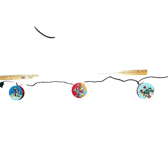 Disney Christmas Mickey Mouse Scrooge ornaments string indoor lights - Picture 7 of 9